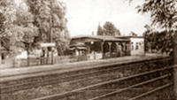 Bahnhof um 1948