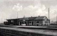 Bahnhof um 1937