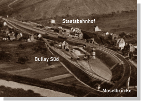 Staatsbahnhof Bullay Süd Moselbrücke