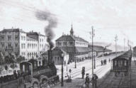 Badischer Bahnhof 1843